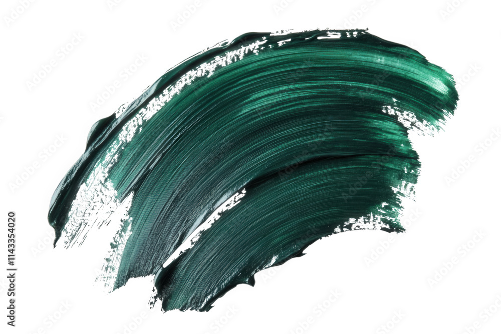 abstract green paint brush stroke isolated on a transparent background abstract green paint brush stroke isolated on a transparent background