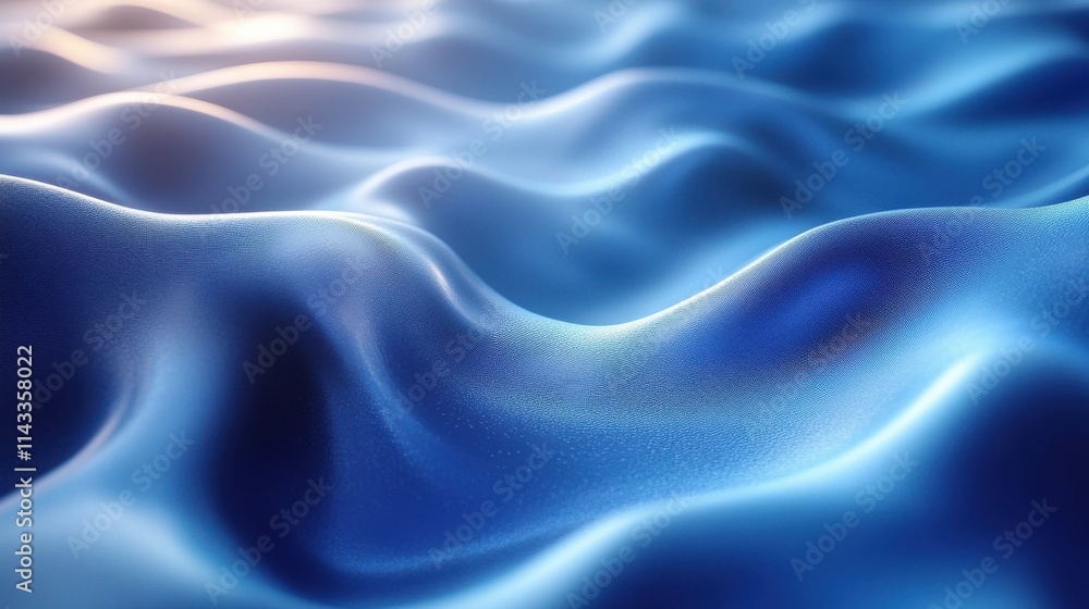 Fototapeta premium abstract 3d render blue background animation motion design seamless looped vide