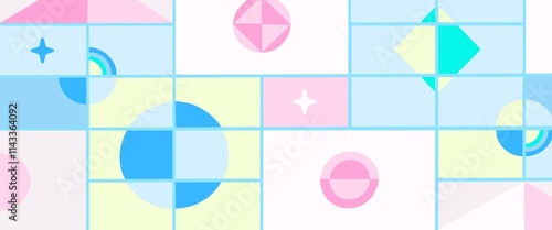 illustration of a set of background