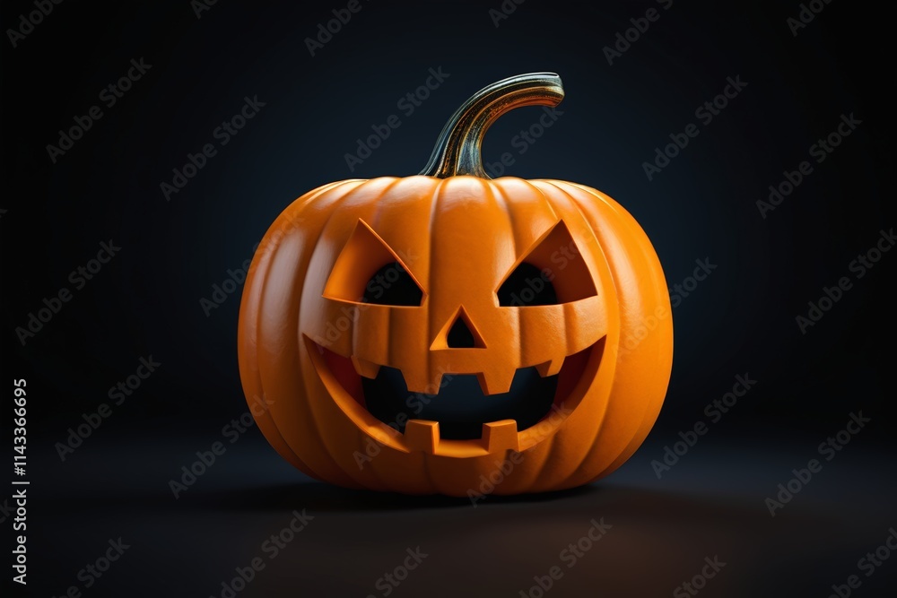 arafed pumpkin with a carved face on a dark background arafed pumpkin with a carved face on a dark background