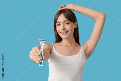 Beautiful young happy woman...