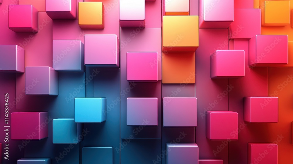 abstract background design with flying cubes modern pattern illustratio abstract background design with flying cubes modern pattern illustratio