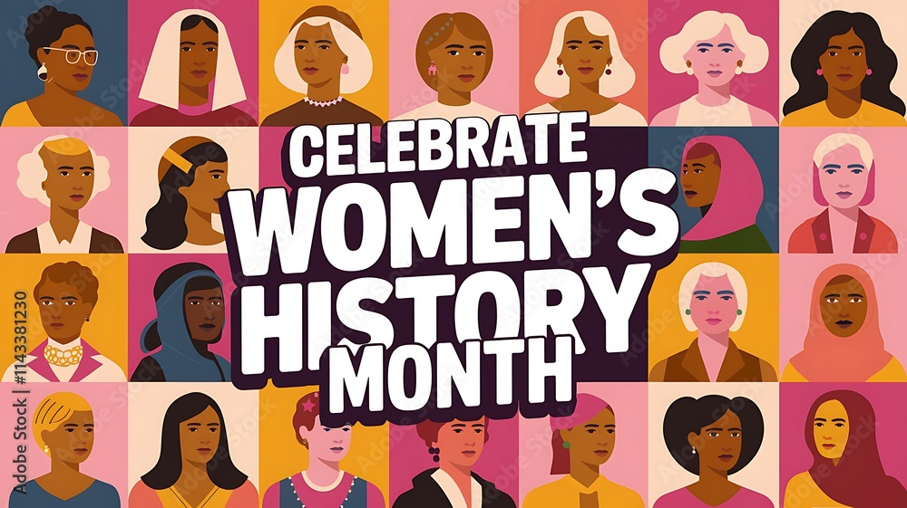 Diverse Women Celebrate Womens History Month Diverse Women Celebrate Womens History Month