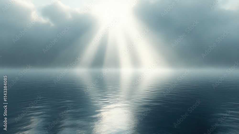Abstract Minimalist Landscape Mist Light Symmetry Abstract Minimalist Landscape Mist Light Symmetry