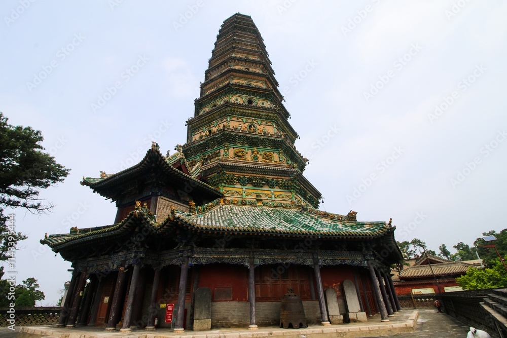 Explore the unique architecture and serene atmosphere of Guangsheng Temple in China surrounded by nature Explore the unique architecture and serene atmosphere of Guangsheng Temple in China surrounded by nature
