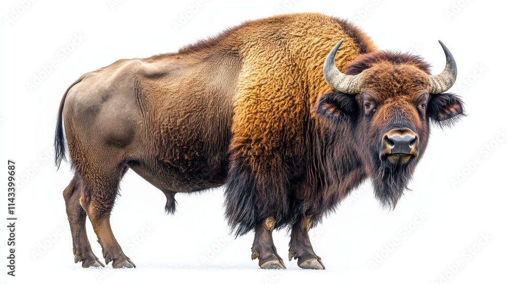 photo of buffalo isolated on white background buffalo photo of buffalo isolated on white background buffalo