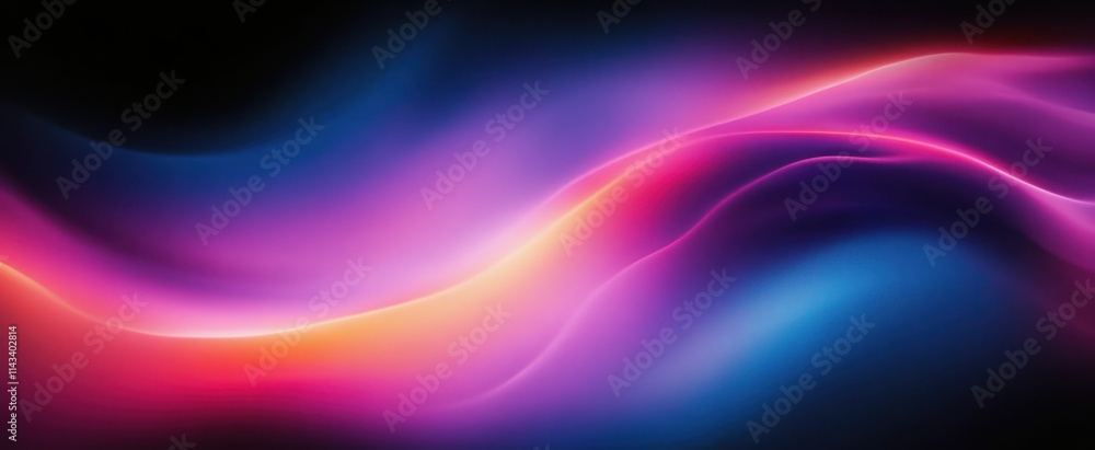 Vibrant Abstract Background with Smooth Curves and Neon Colors in Purple Pink Blue Modern Design Vibrant Abstract Background with Smooth Curves and Neon Colors in Purple Pink Blue Modern Design