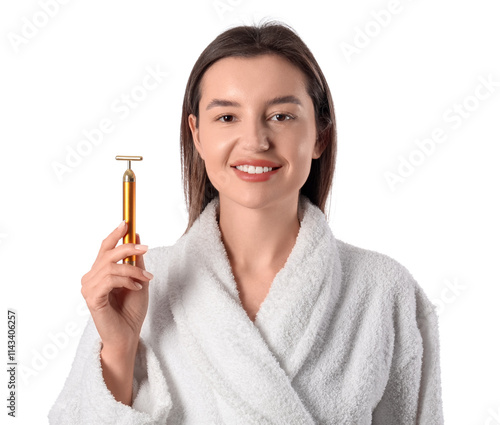 Beautiful young woman with ...