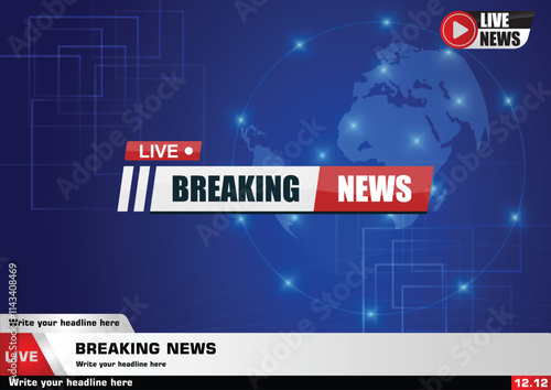 lower, news, live, streaming, breaking news, headline, footer, footage, reportage, broadcast, news paper, screen, text, media, tv, television, journalist, digital, vector art illustration design