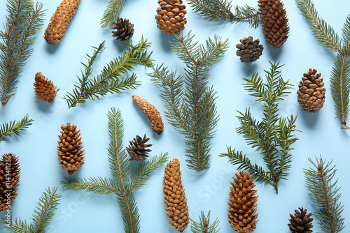 Pine cones and fir branches...