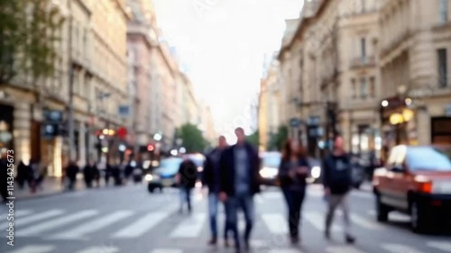 Wallpaper Mural people walking on the street Torontodigital.ca