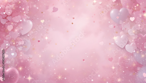 pink background with bubbles