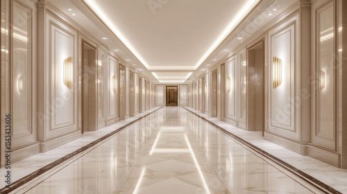 Vintage style elegance  home or hotel entrance hall
