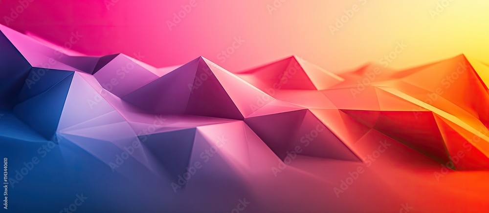 Abstract colorful geometric landscape. Abstract colorful geometric landscape.