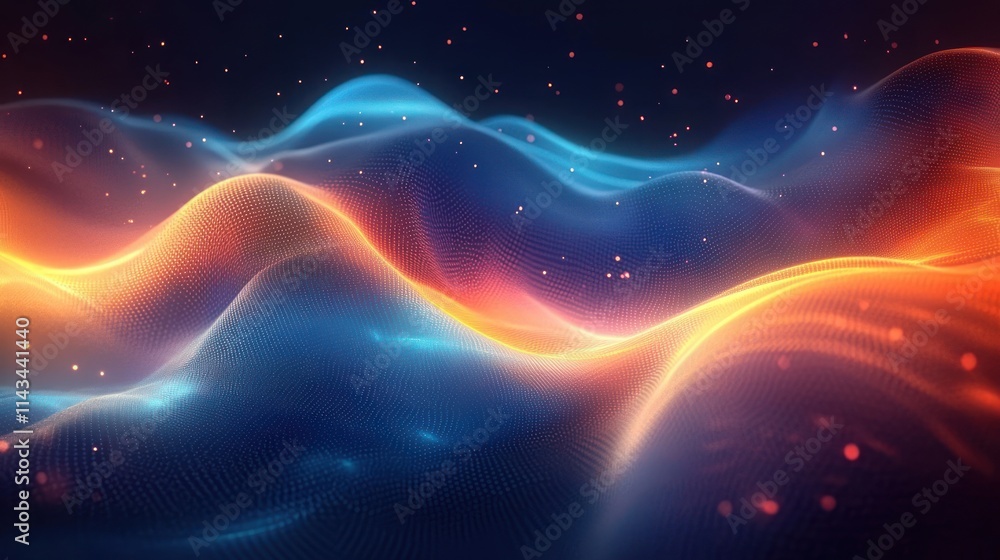 Abstract Landscape Digital Art Background for Technology Science Education Network Abstract Landscape Digital Art Background for Technology Science Education Network