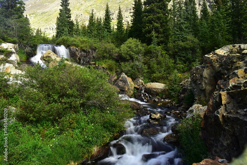 Blue Lakes Waterfalls in Breckenridge, Colorado