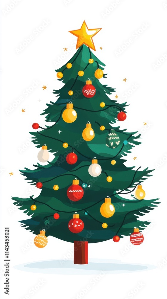 christmas tree with gifts