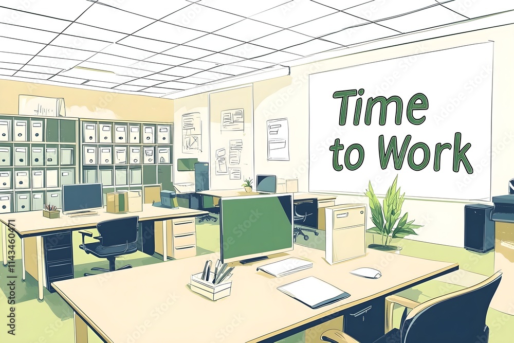 A minimalist office space with white walls, simple furniture, and clean lines. The desk is clutter-free, with only a laptop and a few essential items.
A minimalist office space with white walls, simple furniture, and clean lines. The desk is clutter-free, with only a laptop and a few essential items.