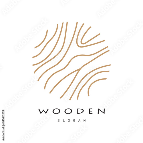 wooden logo design, for construction, wood craftsmen, wood processing company businesses
