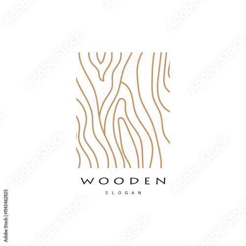 wooden logo design, for construction, wood craftsmen, wood processing company businesses