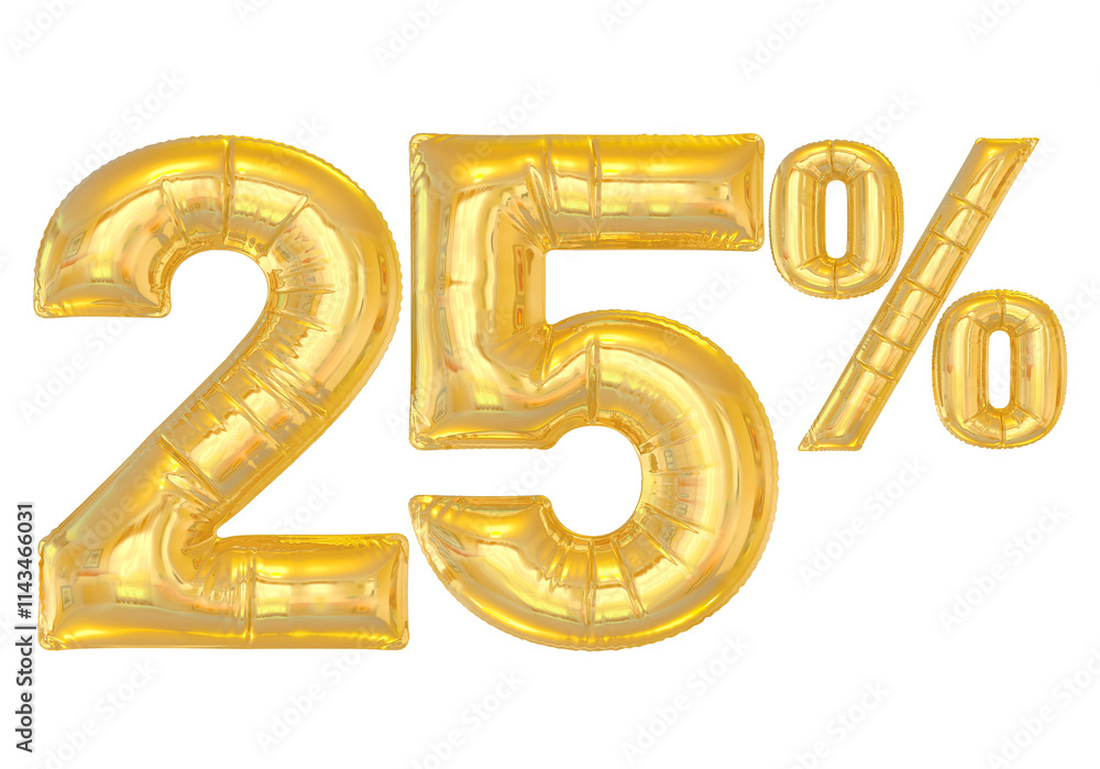 25 Percent Gold Balloon Discount 25 Percent Gold Balloon Discount