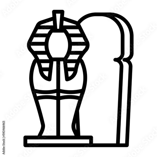 sarcophagus Line Icon