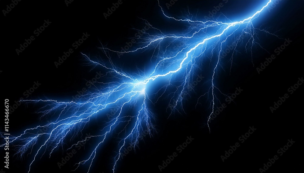 一筋の青い稲妻. A Streak of Blue Lightning. AI generated. 一筋の青い稲妻. A Streak of Blue Lightning. AI generated.