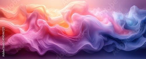 Vibrant Abstract Flow Waves Pink Purple Blue Gradient Texture Summer Design