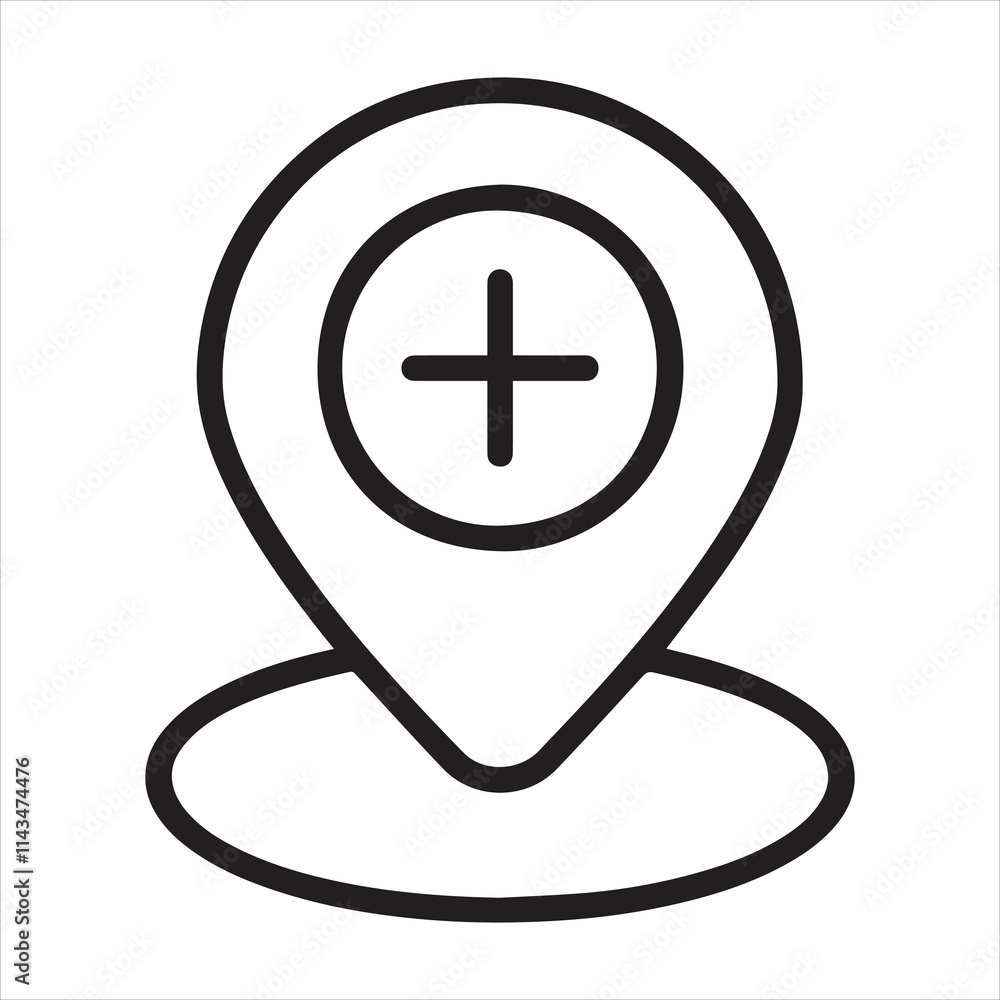 Location icon vector art Illustration. Location icon vector art Illustration.