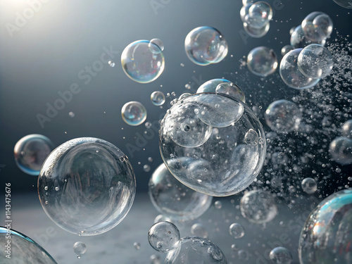 Wallpaper Mural soap bubbles. bubble, water, soap, bubbles, air, vector, drop, ball, blue, liquid, transparent, circle, light, illustration, sphere, glass, aqua, sky, design, clean, round, foam, reflection, float, co Torontodigital.ca