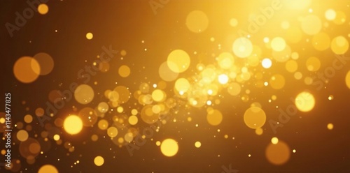 abstract golden background with blur sparkle gold bokeh light effect, shimmering background, warm glow, upscale decor