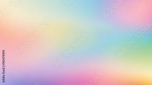 Spring pastel rainbow blended gradient background