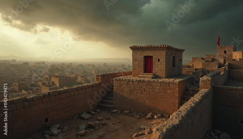 Rahab's Faith: A Thin Red Cord of Hope Against Jericho's Walls photo