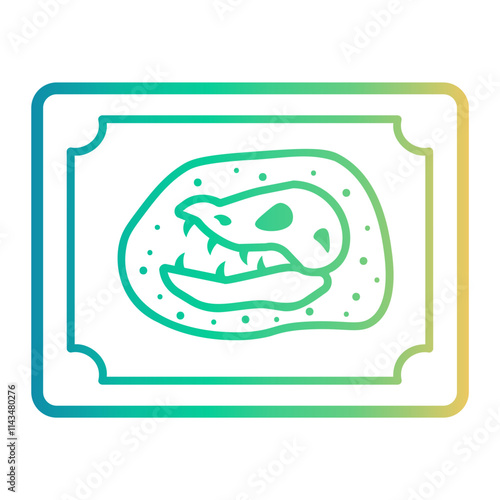 extinction Line Gradient Icon