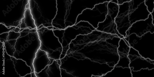  Black, gray marble seamless glitter texture background. Black marble texture for background. Lightning bolt. thunder lighting on black sky. 3d illustration, lightning, storm, thunder set.