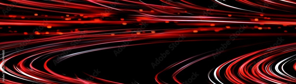 Dynamic red and black abstract lines create an energetic visual effect, perfect for modern design projects. Dynamic red and black abstract lines create an energetic visual effect, perfect for modern design projects.