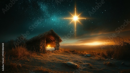 Glorious Star Above the Manger: The Birth of Christ in Bethlehem