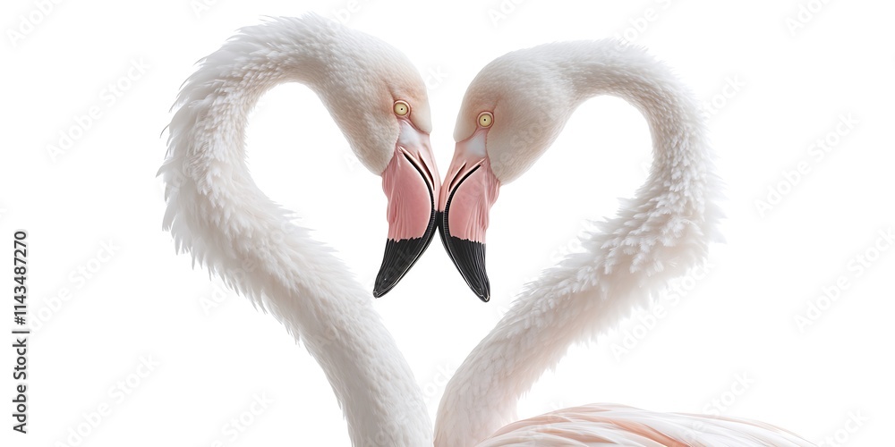 Naklejka premium a group of pelicans with long beaks