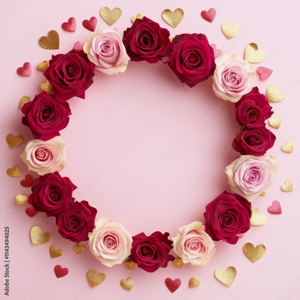 Frame Valentine Day background with copy space Frame Valentine Day background with copy space