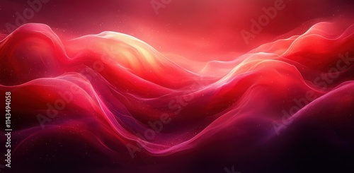 Wallpaper Mural Vibrant Red Abstract Gradient Background Smooth Texture Easy Emotion Evoking Design Torontodigital.ca