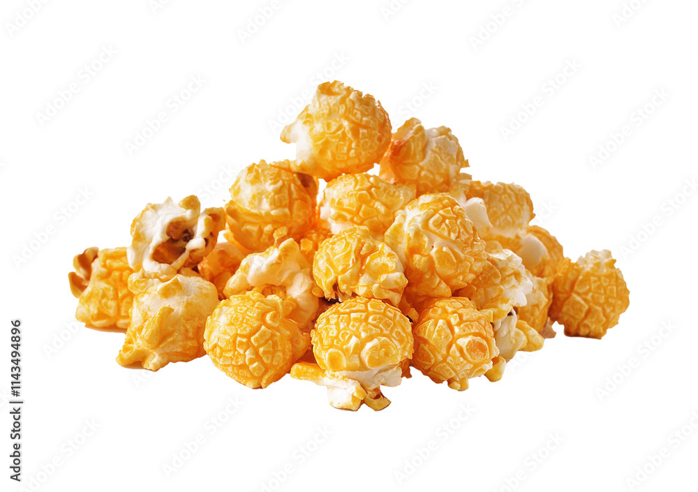 Heap of popcorn isolated on transparent and white background. Heap of popcorn isolated on transparent and white background.