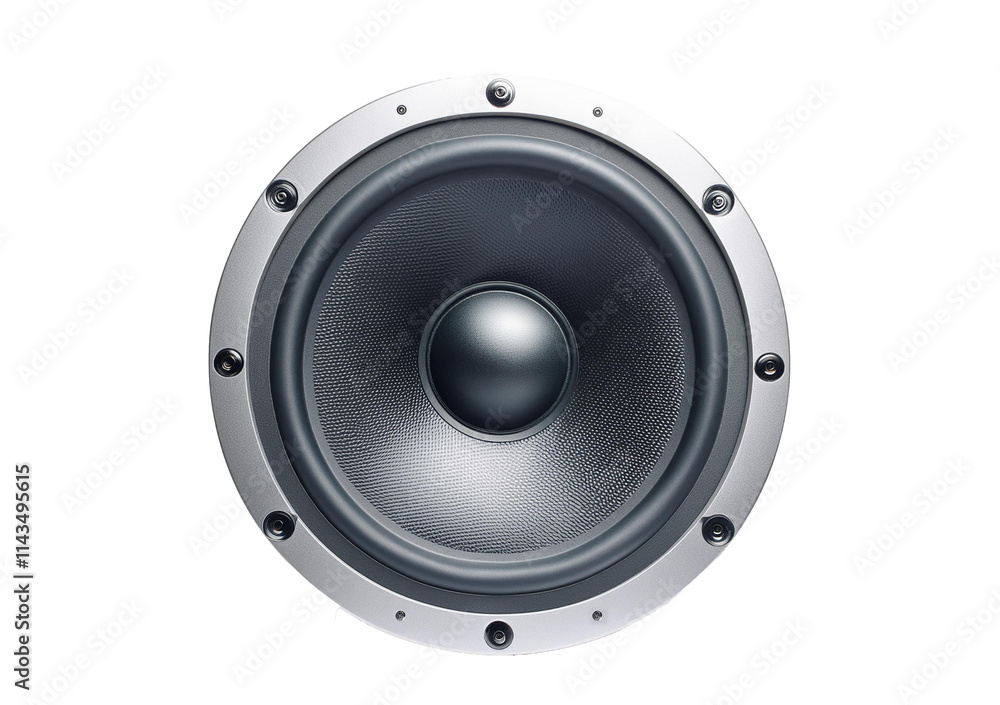 Sleek Design of SilverSound Speaker isolated on a transparent or white background Sleek Design of SilverSound Speaker isolated on a transparent or white background
