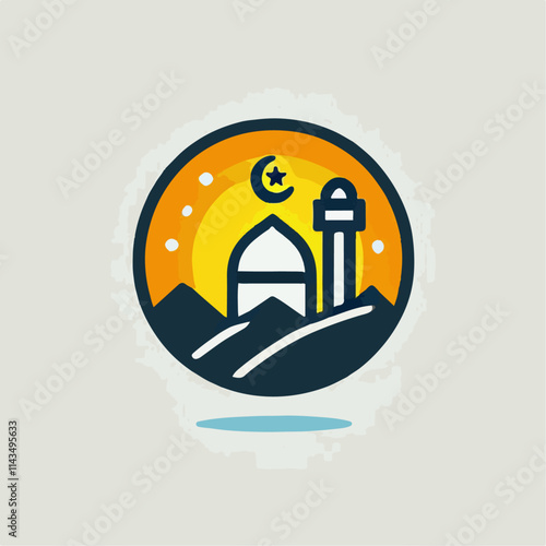 illustration of a mosque