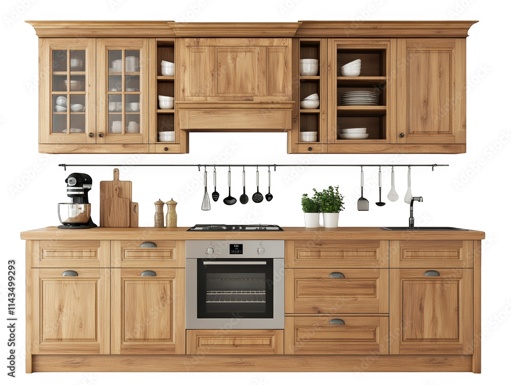 Contemporary kitchen design, streamlined sink and stove setup for efficient cooking modern living Contemporary kitchen design, streamlined sink and stove setup for efficient cooking modern living