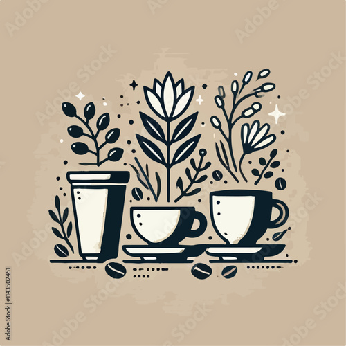 Illustration of cup of coffee