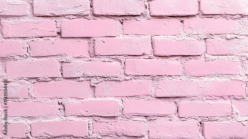 Pink brick wall closeup photo texture mockup. AI Generated Pink brick wall closeup photo texture mockup. AI Generated