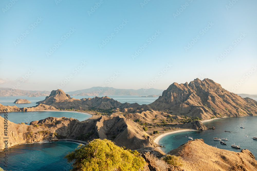 Exotic Padar Island view Exotic Padar Island view