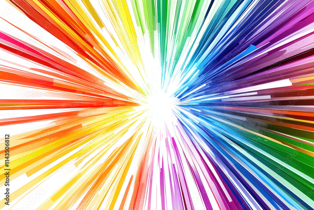 abstract colorful burst background with radial lines in vibrant colors abstract colorful burst background with radial lines in vibrant colors