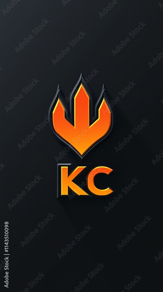 A stylized logo featuring a flame design and the initials A stylized logo featuring a flame design and the initials