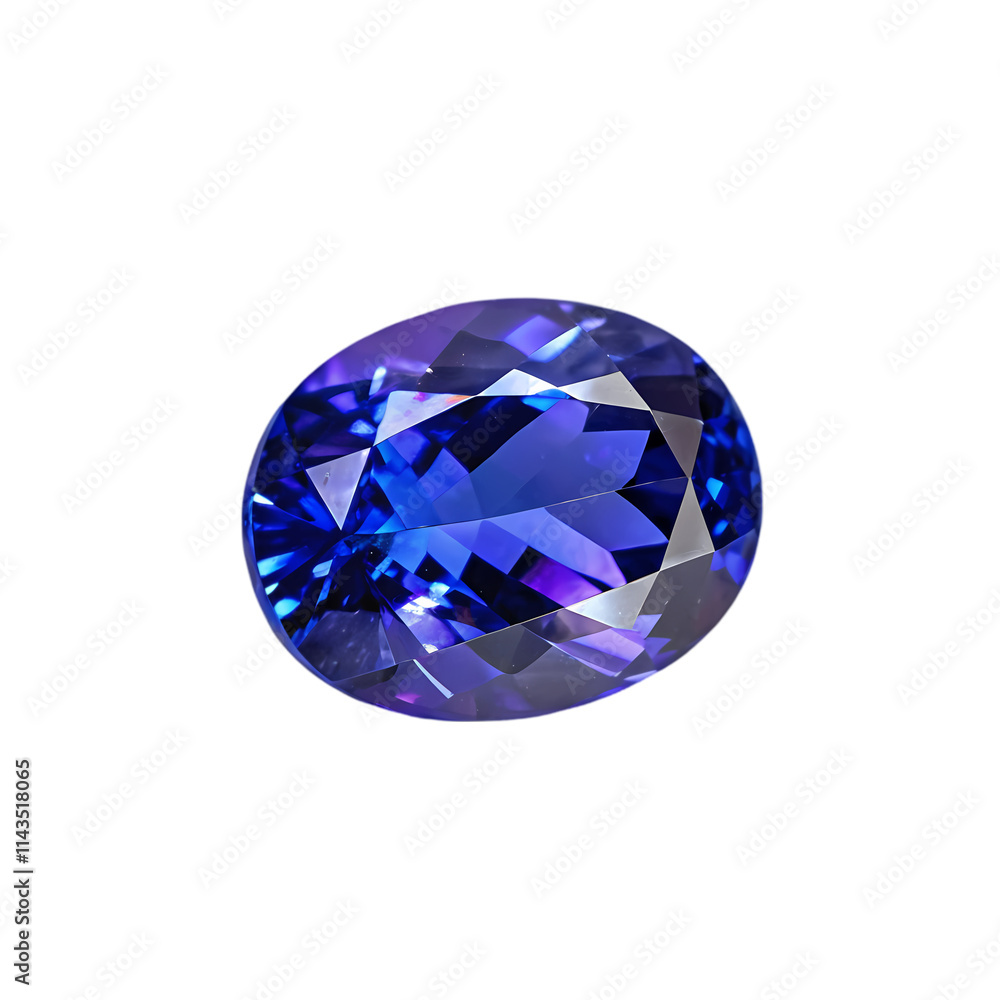 Fototapeta premium Close-up of a stunning, vibrant blue gemstone.